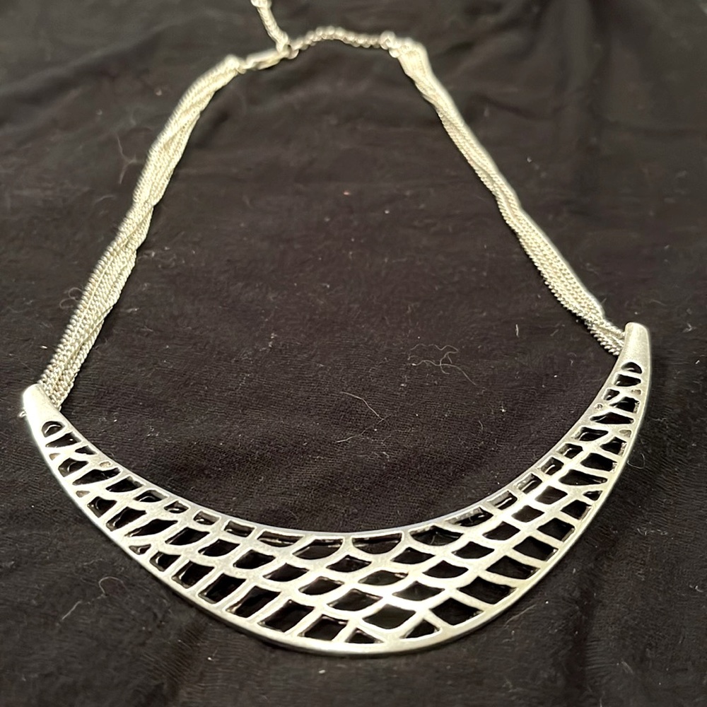 Silver plated necklace